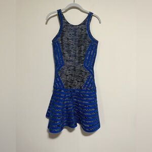 parker black and blue dress XSmall